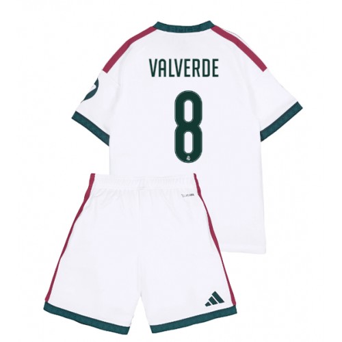 Real Madrid Federico Valverde #8 Replika Hemmatröja Barn 2026-27 Kortärmad (+ Korta byxor)